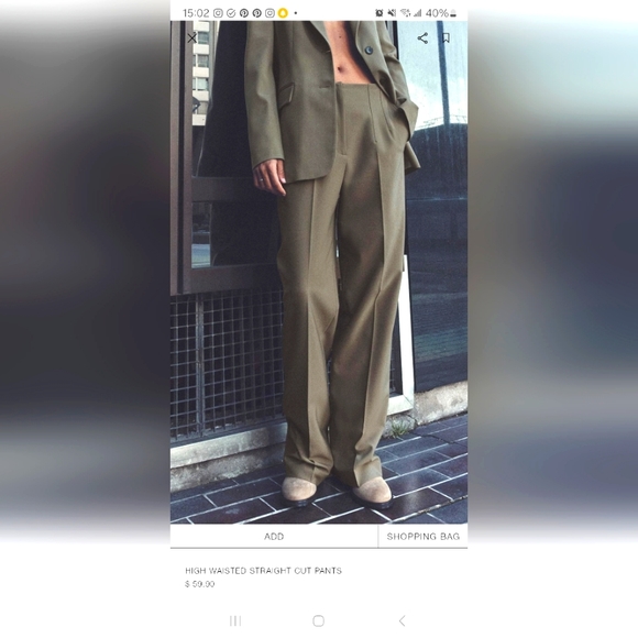 Zara Suit pants size L - Picture 1 of 9